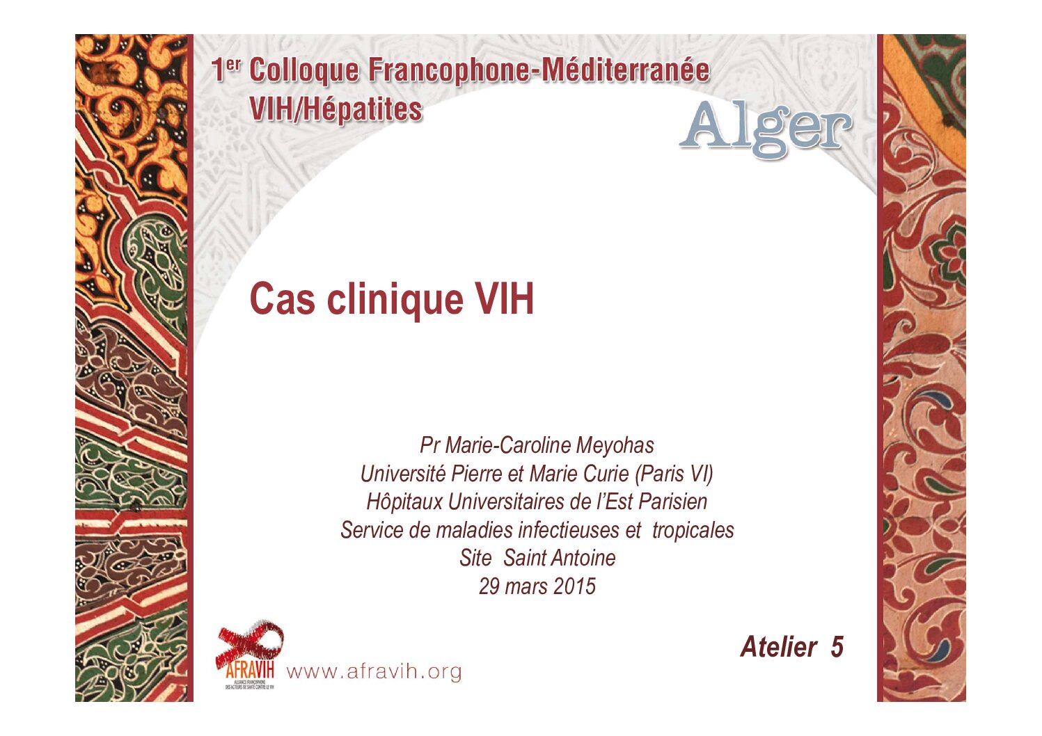 Cas cliniques VIH