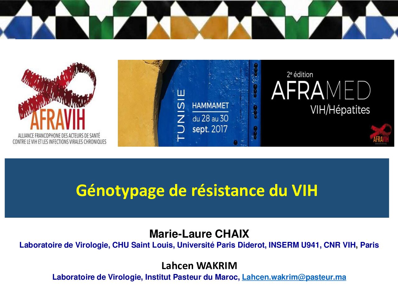 Génotypage de résistance du VIH