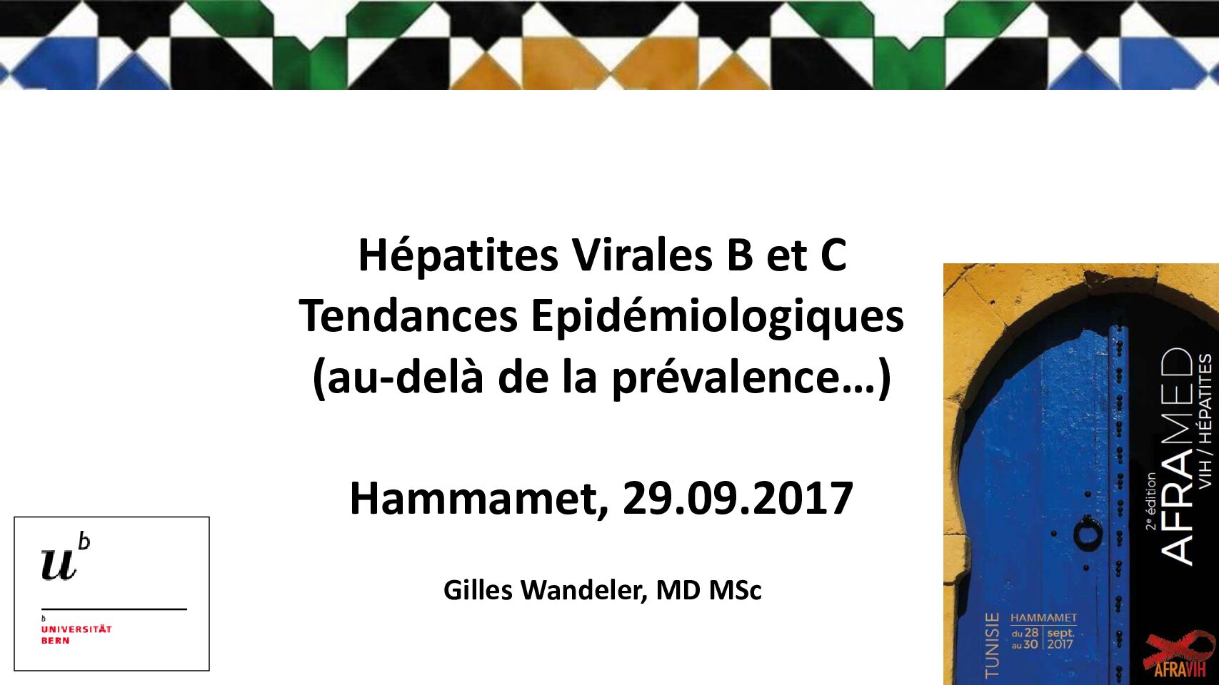Hépatites virales B et C - tendance épidémiologiques (au-delà de la prévalence...)