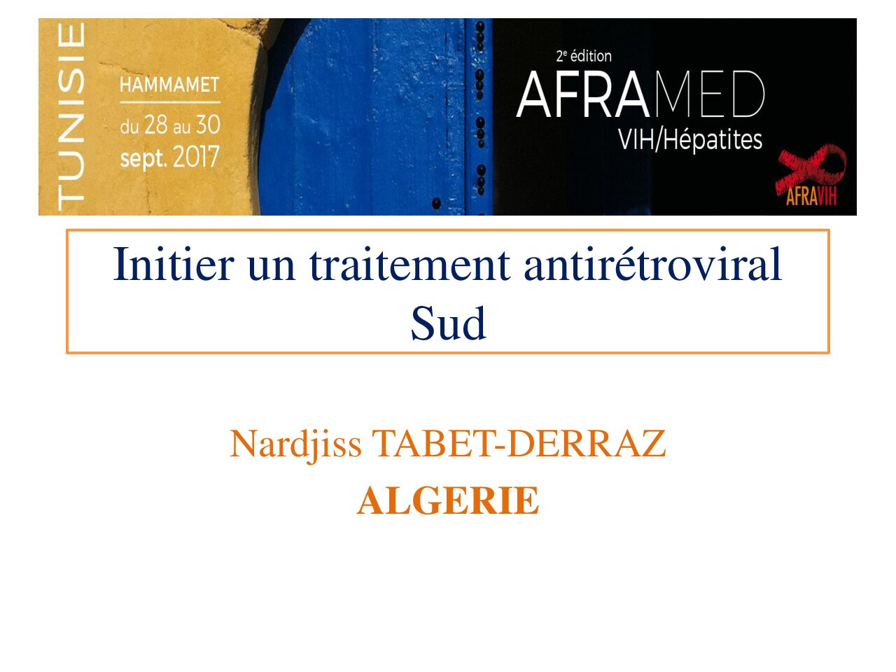 Initier un traitement antirétroviral Sud