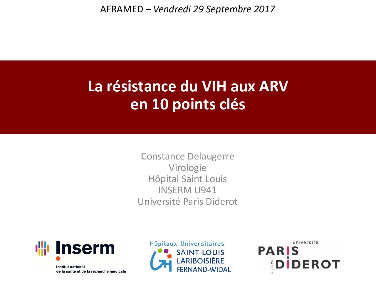 La résistance du VIH aux ARV en 10 points clés