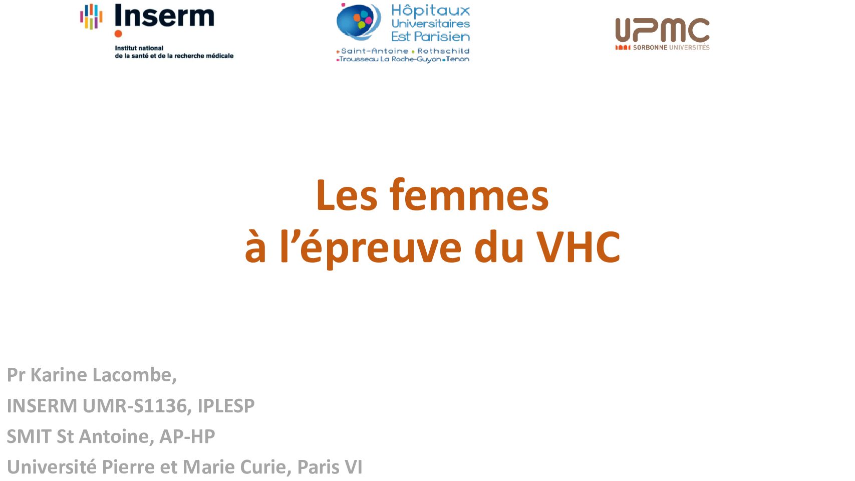 Les femmes à l'épreuve du VHC
