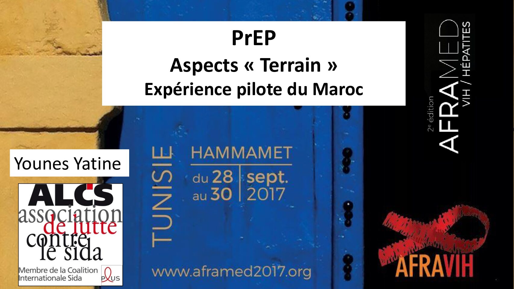 PrEP - Aspects terrain - Expérience pilote du Maroc