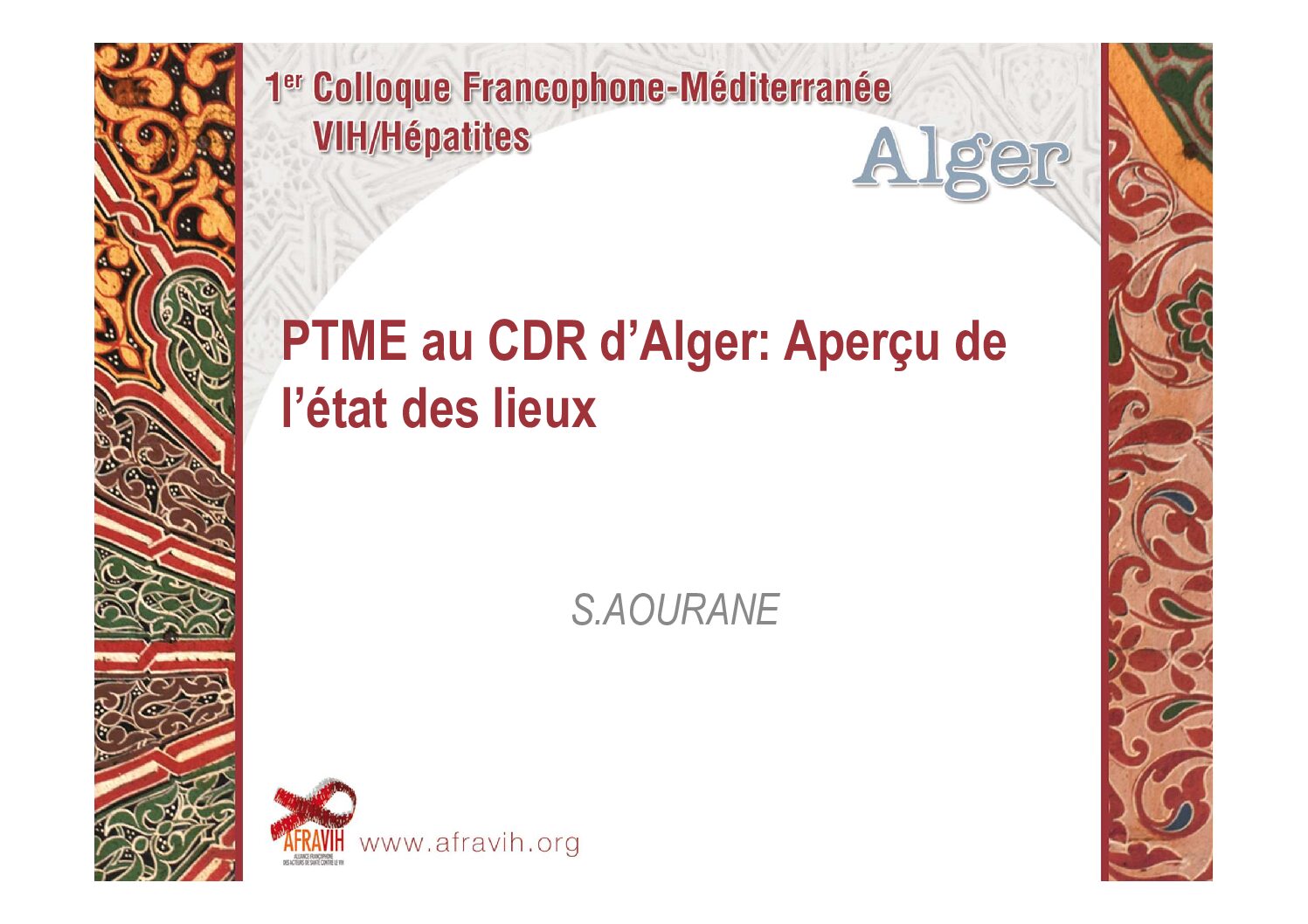 Prévention transmission mère-enfant - actualités