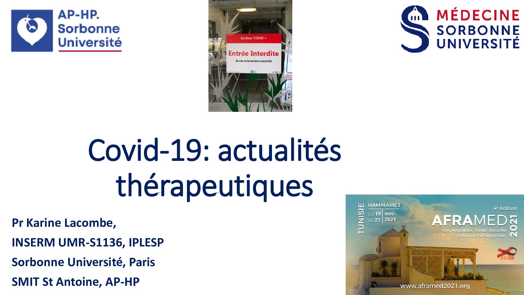 Vaccination anti-COVID-19 - Actualités thérapeutiques