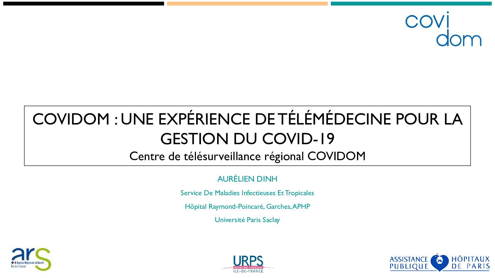 COVIDOM, une expérience de l'APHP