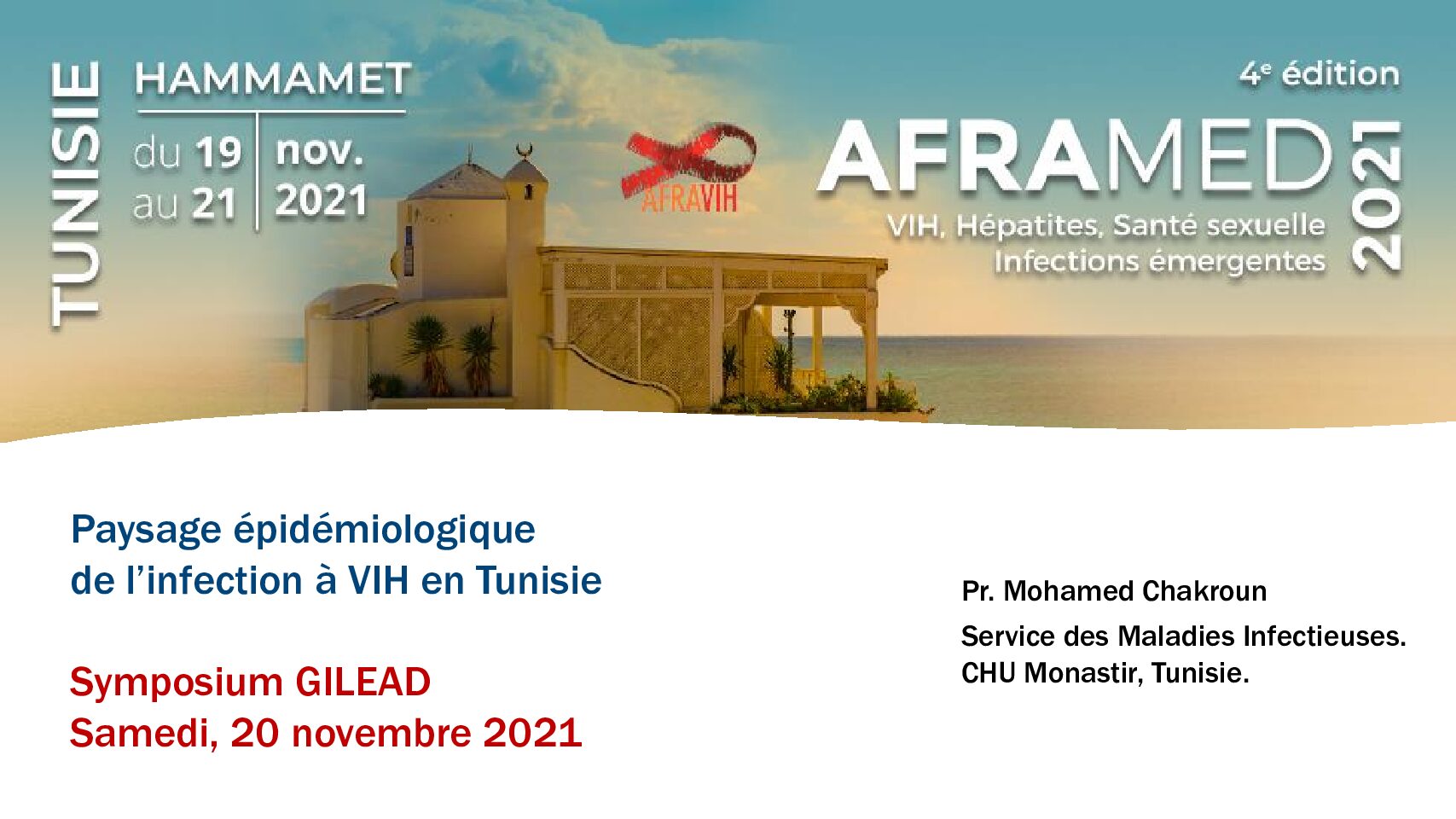 Paysage épidémiologique de l'infection à VIH en Tunisie