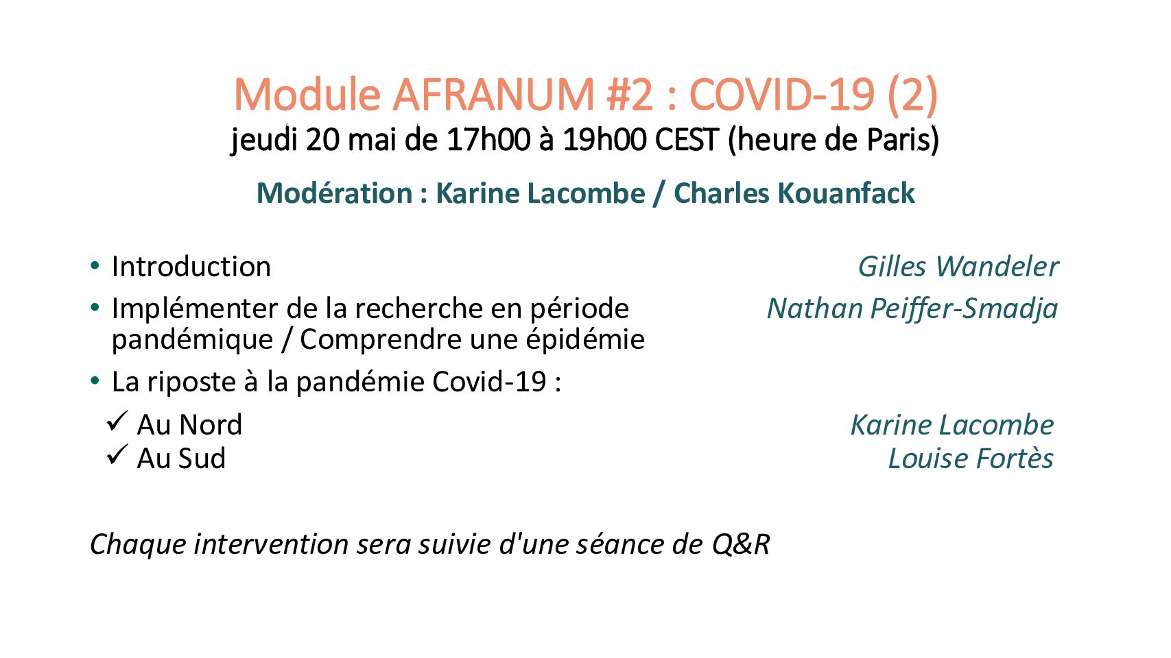 I. Implémenter des projets de recherche clinique en période pandémique