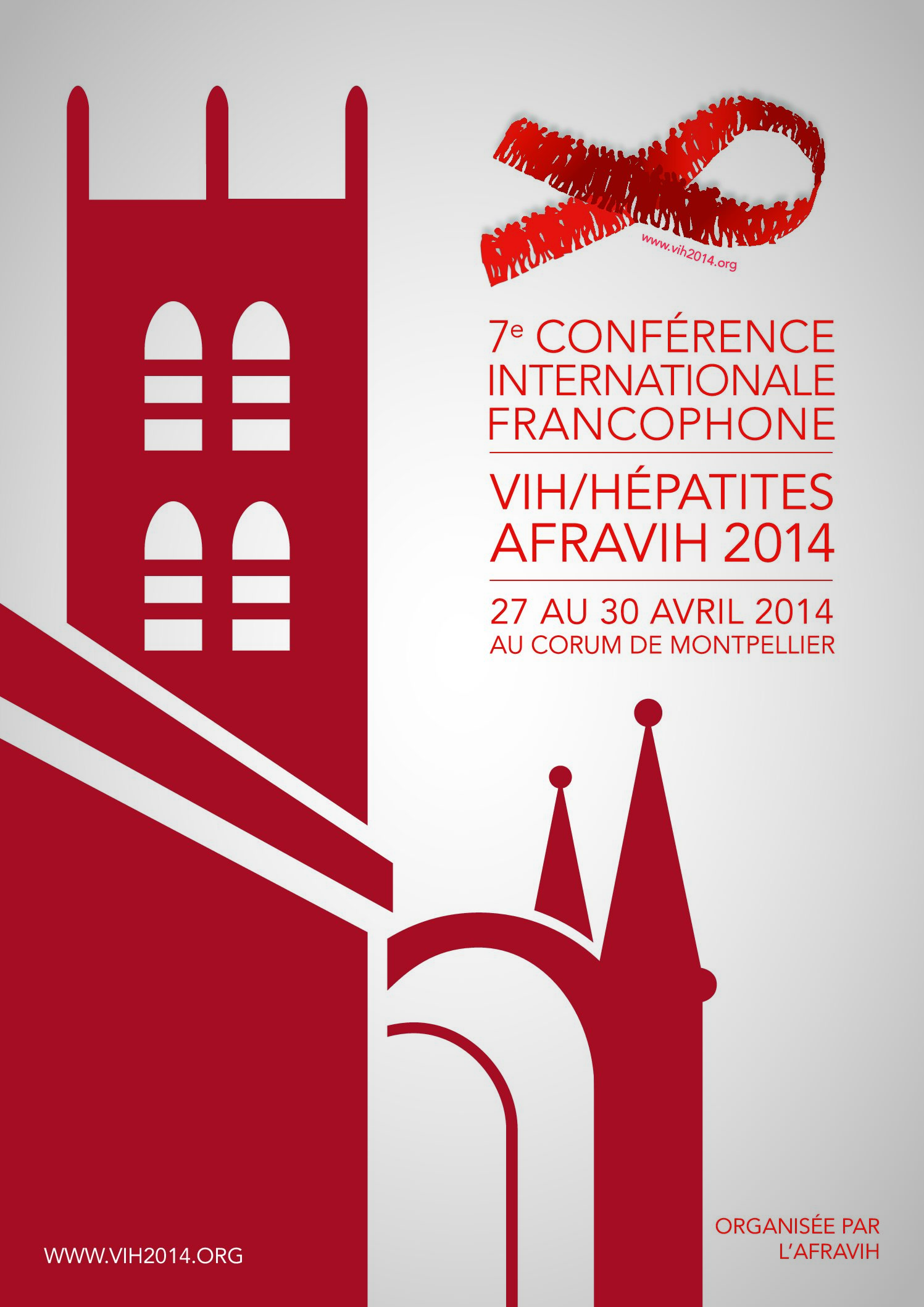 Affiche AFRAVIH 2014 Montpellier
