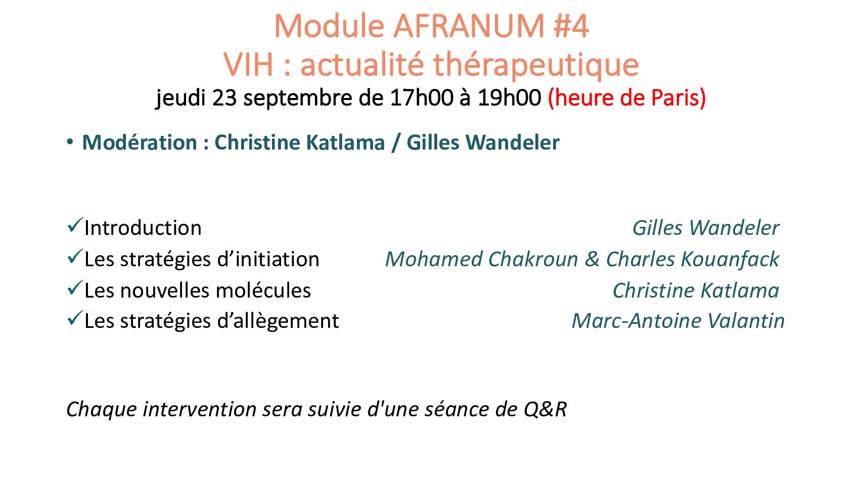II. Les nouvelles molécules