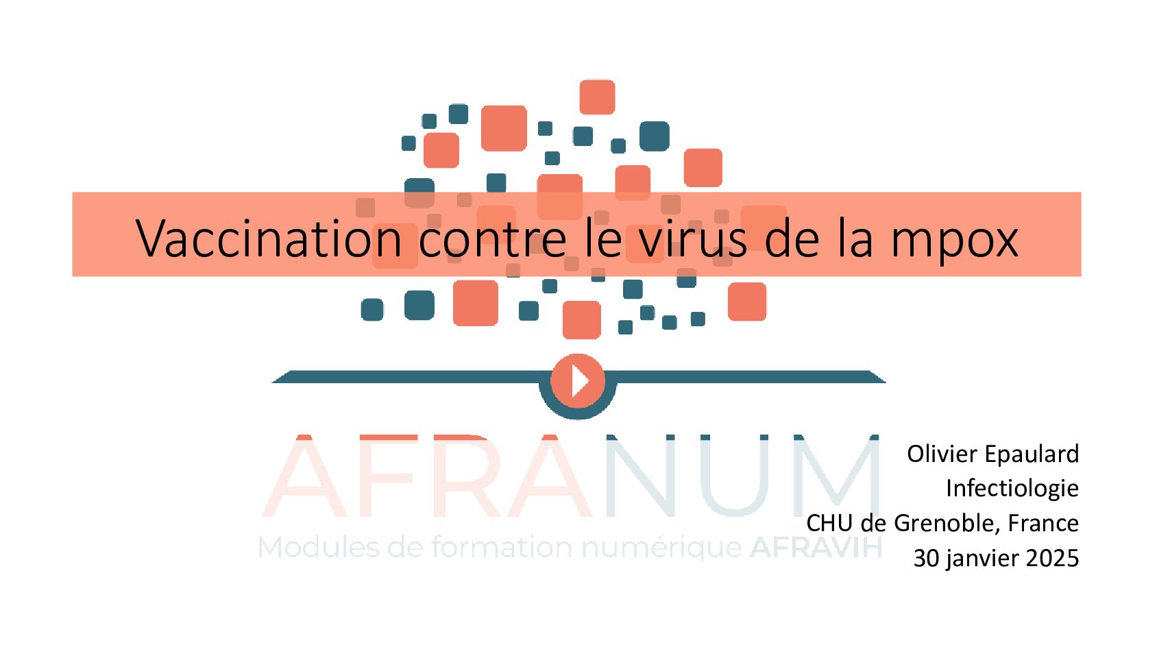 Vaccination contre le virus de la mpox