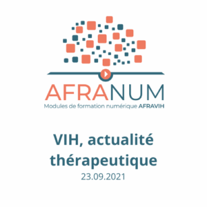 AFRANUM 04 : VIH, actualité thérapeutique
